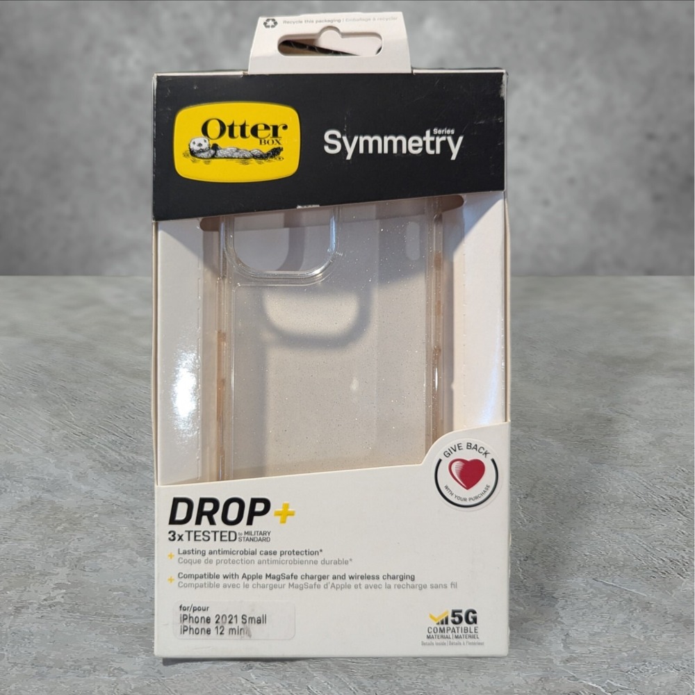 G7.  Otterbox Symmetry Case For Apple iPhone‎ 2021 Small/12 Mini - Stardust Used
